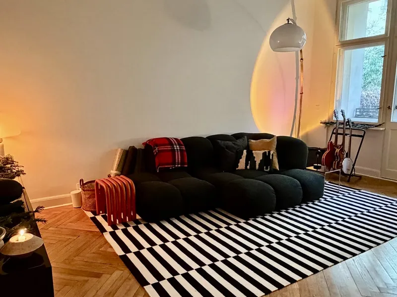 Möblierte 3-Zi.-Altbauwohnung mit Balkon | zunächst 6 Monate | Wilmersdorf — photo 1